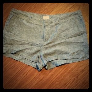 Khaki Jean Shorts
